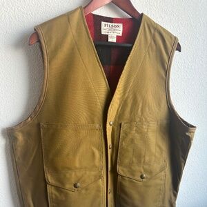 Filson Lined Cruiser Vest - Size Large